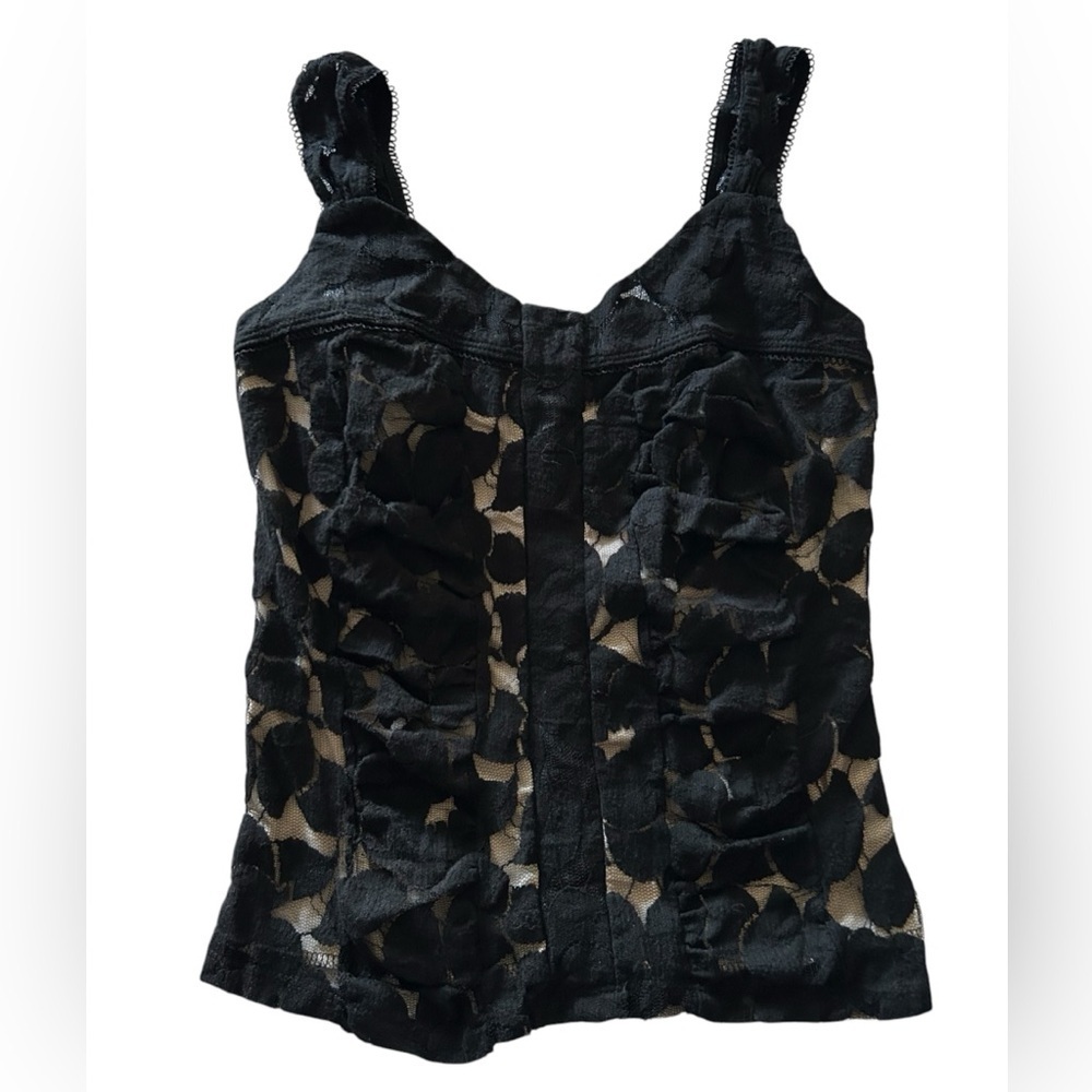 Elegant Black Lace Women's Top
